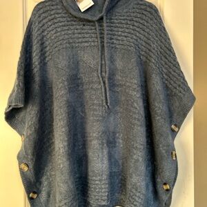 Westbound Charcoal Knit Sweater kimono L
